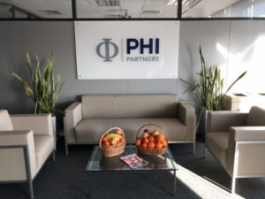 Phi partners Bucharest delivery centre reception