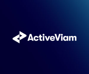 Active viam against navy backdrop